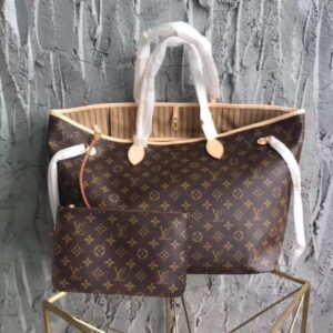 Louis Vuitton Neverfull PM GM MM Monogram Canvas Tote Bag