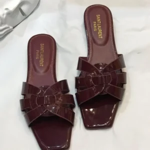 Saint Laurent Paris Tribute Flat Slides