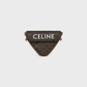 Celine Triomphe Canvas Triangle Bag