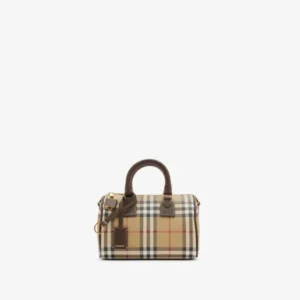 Burberry Mini Check Bowling Bag
