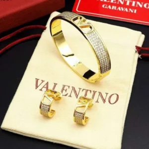 Valentino Logo V Casual Style Bangles & Earings