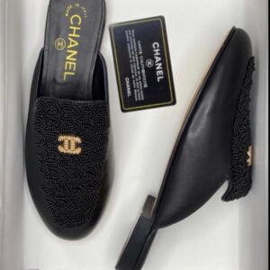 Chanel CC Mules – Leather Half Shoes