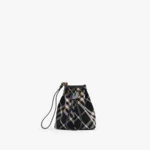 Burberry Check Drawstring Pouch​