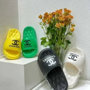 Chanel Slippers EVA Soft Summer Beach Slides Thick Sole