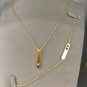 Messika Gold Diamond Pendant Necklace & Bracelet