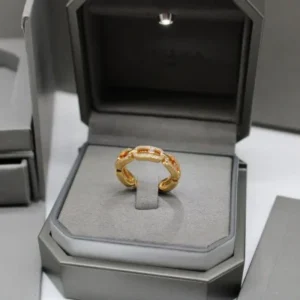 Metal-Plated Rose Gold Ring