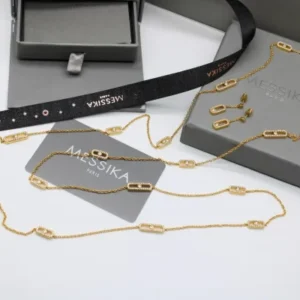 Messika Gold Long Necklace & Earring