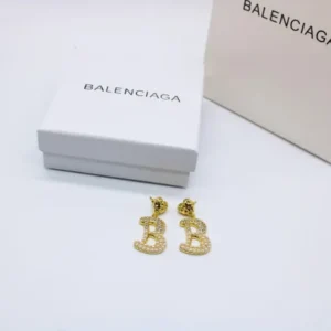 Balenciaga Initial Letter B Earring