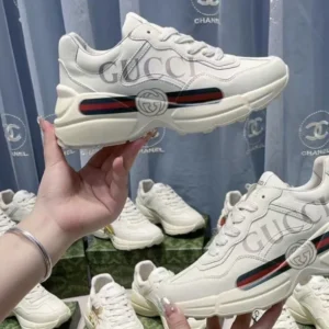 Gucci Rhyton Logo Leather Sneaker