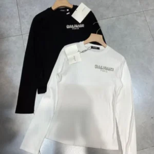 Balmain Logo Print Roll Neck T-shirt
