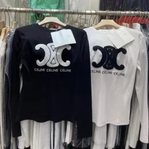 Celine Logo Shirt For Man & Women