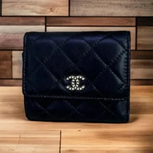 Chanel Authentic Lamb Matelasse Wallet