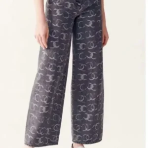 Chanel CC Logo Jeans Pants