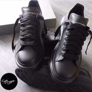 Alexander Mc Queen Black Oversized Sneakers