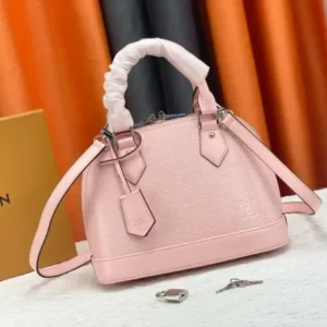 Louis Vuitton Pink Epi Alma BB Leather Handbag