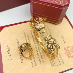 Cartier Panther Jaguar Bracelet & Ring