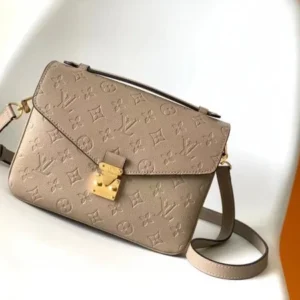 Louis Vuitton Tourterelle Monogram Pochette Metis Bag