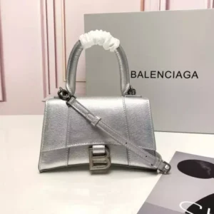 Balenciaga Hourglass Glitter Crossbody Bag