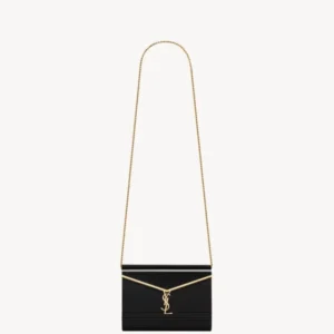 YSL Vicky Miniaudiere Plexiglass Shoulder Bag