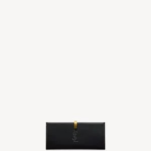 YSL Minaudiere Brushed Leather Clutch