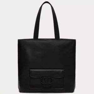 Valentino Garavani Noir Nappa Leather Shopper