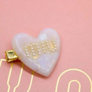 MIU MIU Rhinestone Duckbill Hair Pin
