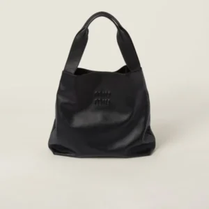 Miu Miu Leather Hobo Bag
