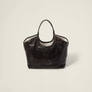 Miu Miu Leather Tote Bag