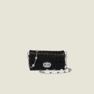 Miu Miu Crystal Nappa Leather And Crystal Mini-Bag
