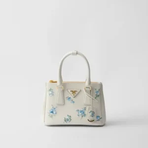 Prada Galleria Printed Brushed Leather Mini-Bag