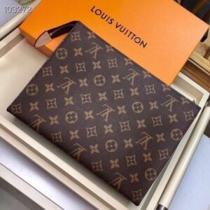 Louis Vuitton Pochette Voyage Monogram Pouch Travel Bag
