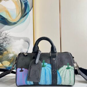 LV KEEPALL Pumpkin Pillow Bag