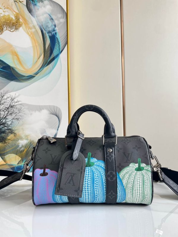 LV KEEPALL Pumpkin Pillow Bag