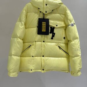 Moncler Yellow Hanging Jacket: Latest Fashion Trends