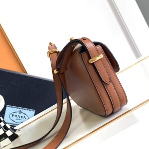 Prada Embleme Saffiano Shoulder Bag - Image 4