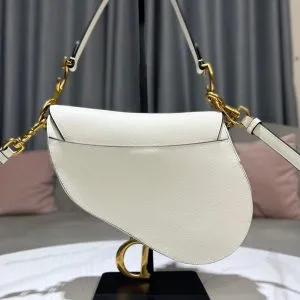 Dior Saddle White Bag - Image 6