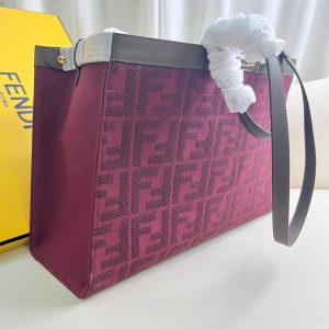 Fendi X-tote Bag In Canvas Bag - Image 7
