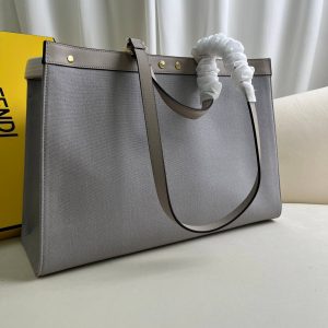 Fendi X-tote Bag In Canvas Bag - Image 7