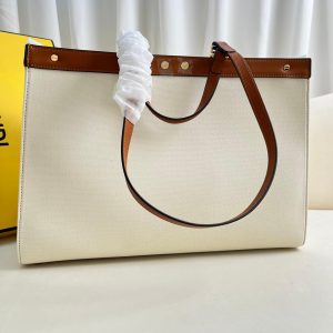 Fendi X-Tote Bag In Canvas Bag - Image 2