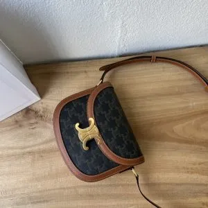 Celine Triomphe Saddle Bag - Image 4