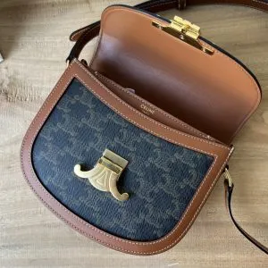 Celine Triomphe Saddle Bag - Image 6