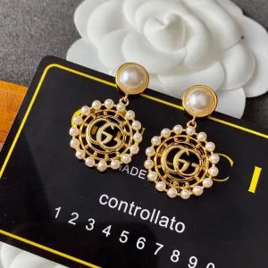 Gucci Double G Stud Earrings Necklace - Image 8