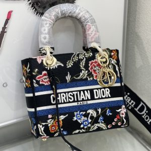 Lady Dior Embroidery Series Bag - Image 6