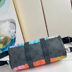 LV KEEPALL Pumpkin Pillow Bag - Image 6