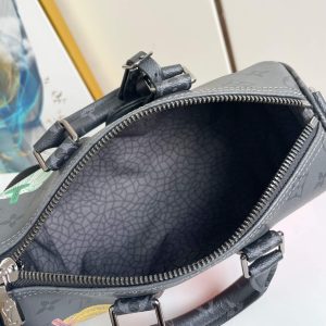 LV KEEPALL Pumpkin Pillow Bag - Image 7