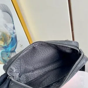 LV TRIO Pumpkin Black Flower Messenger Bag - Image 2