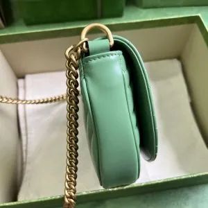 Gucci Mini GG Marmont Leather Shoulder Bag - Image 5