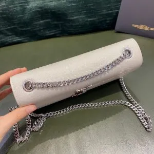 YSL Kate White Bag Silver Hardware - Image 2