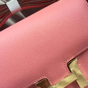 Hermes Constance Pink Bag - Image 2