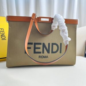 Fendi  X-tote Bag In Canvas Bag